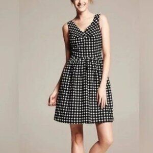 MARIMEKKO X BANANA REPUBLIC Black and White Polka Dot Dress